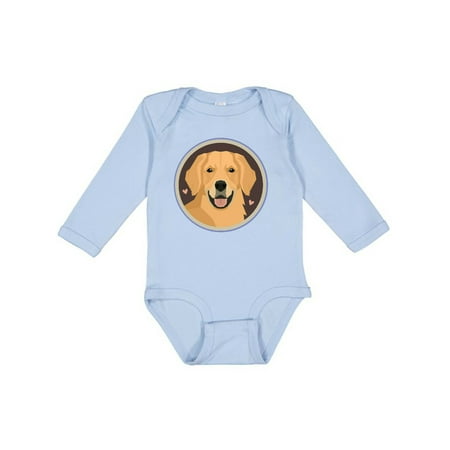 

Inktastic Golden Retriever Dog Gift Gift Baby Boy or Baby Girl Long Sleeve Bodysuit