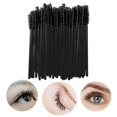 thumbnail image 1 of 50 Unids Cepillo de Pestañas Herramientas de Maquillaje Desechables Se Pueden Doblar Pinceles de Maquillaje Flexibles Aplicador para Pestañas Lápiz La , Negro Negro Baoblaze Cepillo de pestañas, 1 of 8