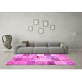 thumbnail image 3 of Ahgly Company Indoor Rectangle Patchwork Pink Transitional Area Rugs, 5' x 7', 3 of 4