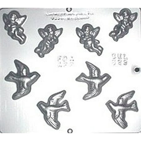 

629 Cupid and Birds Chocolate Candy Mold