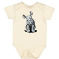 thumbnail image 3 of Inktastic Curious Rhinos Boys or Girls Baby Bodysuit, 3 of 5