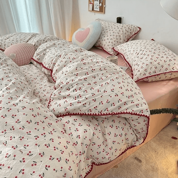 Juego de cama Vintage Cherry
