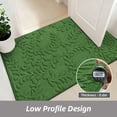 thumbnail image 4 of JAATOP Doormat Indoor 20"x 32", Dirt Trapper Entryway Rugs, Washable Welcome Mat for Inside, Entryway Rug Floor Mats Machine Washable,Green, 4 of 9