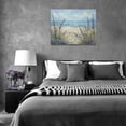 thumbnail image 6 of Beach Ocean Wall Art Coastal Flower Pictures Wall Decor Abstract Watercolor Seaside Canvas Painting Beach Floral Artwork for Bathroom Living Room Bedroom Kitchen Office 16x12 inch, 6 of 6