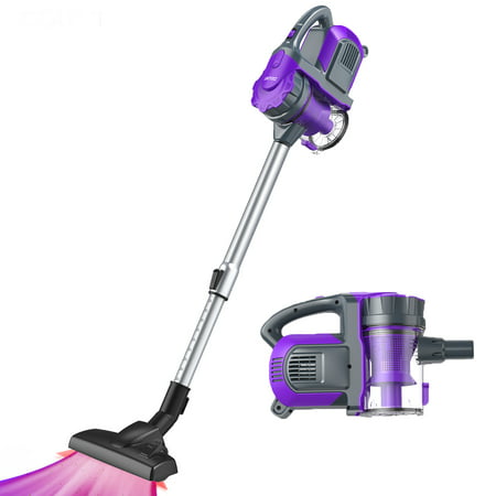 Cordless Vacuum Cleaner, ZIGLINT 2 in 1 Bristle Roller Brush Stick & Handheld Bagless Vacuum Cleaner for Carpet, Hard Floor with HEPA Filtration,Wall