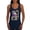 Navy Blue, variant on Racoons Howling at the Moon Women's Tank Top Funny Galaxy Wildlife Universe Humor Weird Animal in Space