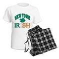 thumbnail image 4 of CafePress - New York Irish Women's Light Pajamas - Women's Short Sleeve Print T-Shirt and Pants Light Cotton Pajama Set, 4 of 7