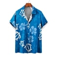 thumbnail image 5 of Cameland Chemise pour Hommes Imprimée 3D Hawaïenne à Manches Courtes Col à Revers Mode Décontractée Chemise de Plage Haut, 5 of 5