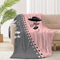 thumbnail image 2 of Yibo Wedding Gifts Blanket Flannel Soft and Comfortable Anti-static Bed Sofa Blanket, 2 of 7