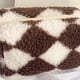 thumbnail image 3 of Bolsa de cosméticos a cuadros a la moda de almacenamiento de maquillaje para artículos de tocador de felpa para mujer (negro) Sywqhk Para Estrenar, 3 of 7