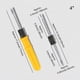 thumbnail image 4 of Scienceny Destornillador, herramienta de reparación manual de doble cabeza con mango de plástico, suministros de mantenimiento de carpintería Herramientas y ferretería Amarillo 4 pulgadas, 4 of 6