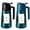 Black and Navy, variant on TrendPlain 16oz Glass Olive Oil Dispenser Bottle for Kitchen Gadgets Olive Oil Sprayer for Cooking with Stickers Green