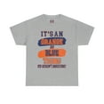 thumbnail image 2 of DJH Apparel | It's An Orange & Blue Thing Colorway Unisex Cotton T-shirt, 2 of 7