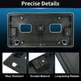 thumbnail image 4 of Unique Bargains License Plate Bracket for Honda Accord 2021-2022 - Black Front Bumper License Plate Holder Mounting - Replaces No.71145TVAF0/HO1068143, 4 of 7