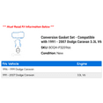 thumbnail image 2 of Conversion Gasket Set - Compatible with 1991 - 2007 Dodge Caravan 3.3L V6 1992 1993 1994 1995 1996 1997 1998 1999 2000 2001 2002 2003 2004 2005 2006, 2 of 2