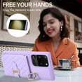 thumbnail image 4 of Phone Case for Samsung Galaxy S20 Ultra 5G Wallet Cover with Screen Protector and Ring Stand Credit Card Holder Slot Crossbody Strap Cell S20ultra 20S S 20 A20 S2O 20ultra G5 Women Girls Men Purple, 4 of 13