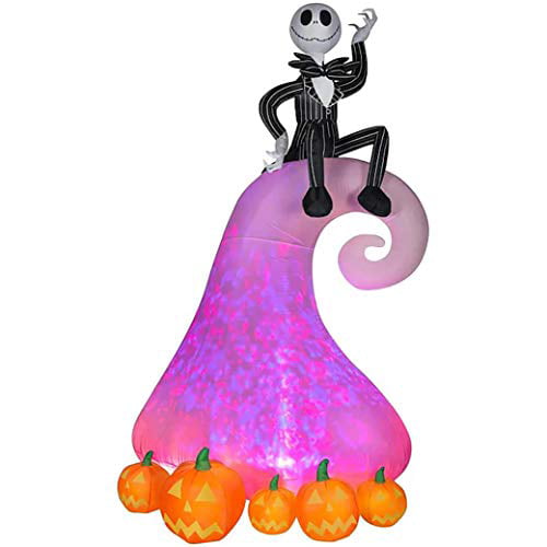 Gemmy 7 1/2 Airblown Animated Inflatable Rotating Mayor of Halloweentown Nightmare Before Christmas Yard Decoration 223238