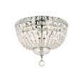 thumbnail image 3 of Home Decor Tranquil 4 Light Chrome Flush Mount Clear Royal Cut Crystal, 3 of 7