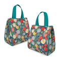 thumbnail image 2 of Pioneer Flower Floral Print Pattern Insulated Lunch Bag for Women & Adults,Large Portable Soft Cooler Lunch Bag,Thermal Food Storage Tote with Pearl Cotton,8.66L,8.75x5.75x9.5 Inch, 2 of 6