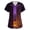 Style 02#, variant on Halloween Scrub Tops Women, Funny Print Plus Size Scrubs for Womens, Stretchy V Neck Nursing Uniforms with Pockets, Ideal Party Outfits & Gifts for Women