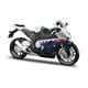 Maisto 1/12 Bmw S1000Rr Moto, Blanc/rouge/bleu Multi – image 1 sur 5
