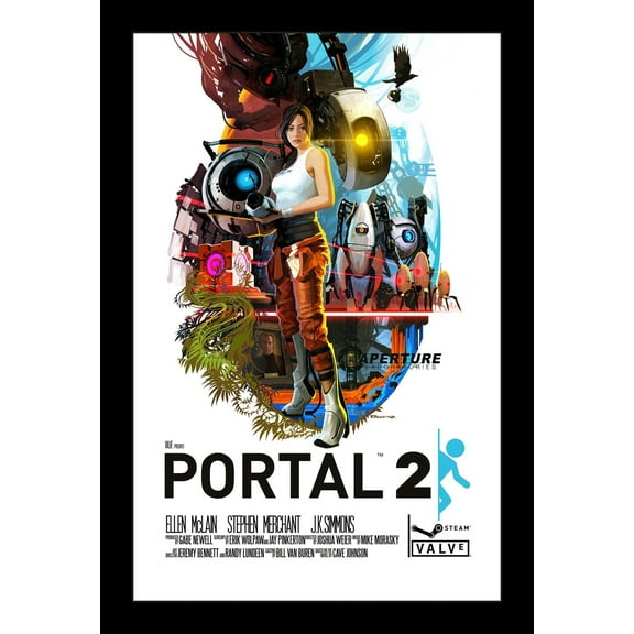 PORTAL 2 - 11x17 Framed Movie Poster