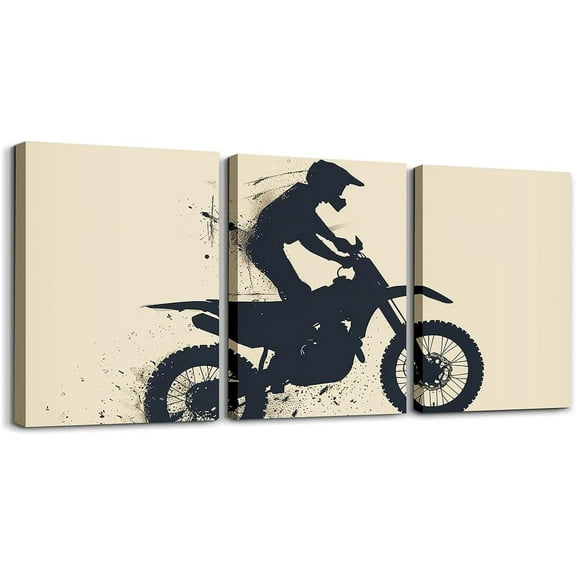 Hieng Personalized Bear 3 Piece Canvas Wall Art for Living Room Bedroom,12"x16"x3pcs,Wildlife Animal Pattern Picture Wall Decor Bear Bathroom Wall Art for Home Decor,Country Cabin Wall Painting