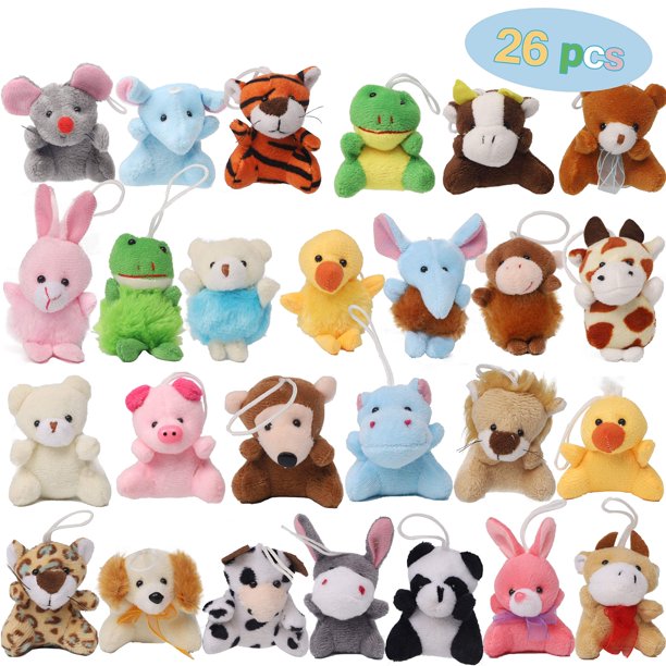 Set de peluche Juegoal Mini Animal 26 piezas para niños mayores de 3 años