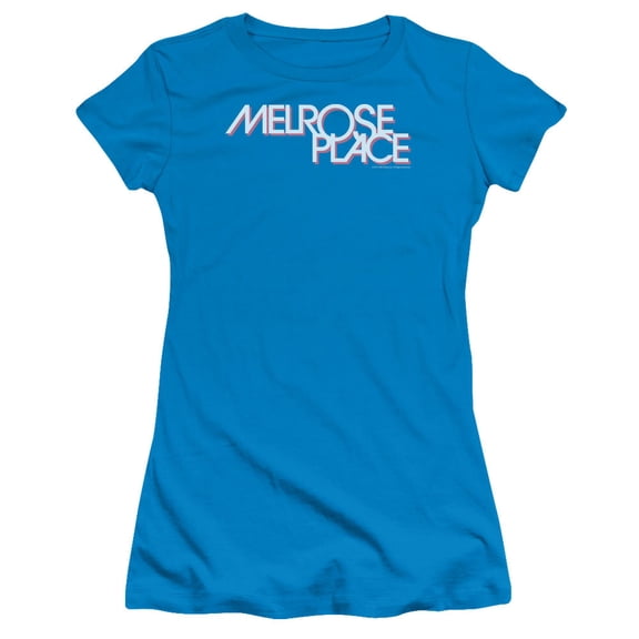 Melrose - Logo - Juniors Teen Girls Cap Sleeve Shirt - X-Large