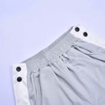thumbnail image 4 of CHOK Parachute Pants Men Loose Fit Button Side Basketball Training Joggers with Elastic Gym Pants Men Mens Pants Stretch, 4 of 6