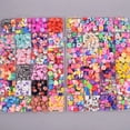 thumbnail image 4 of 45 Color Polymer Clay Beads Fruit Cake Plum Blossom Smile Heart Loose Spacer Beads for Jewelry Making DIY Handmade Bracelet, 4 of 5