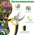 thumbnail image 3 of Qissep 4 Pack Garden Pruning Shears,Stainless Steel Garden Shears,Tree Trimmers Secateurs,Garden Hand Tools Set,Multicolor, 3 of 9