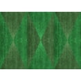 thumbnail image 1 of Ahgly Tapis Rectangulaire Lavable en Machine Intérieur Vert Émeraude Profond, 2 Pieds x 4 Pieds, 1 of 7