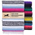 thumbnail image 1 of Manta de yoga El Paso Designs Mexican Falsa Serape rosa/azul, 1 of 5