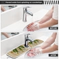 thumbnail image 5 of Coolnut 2 PCS Faucet Splash Catcher, 30"x5" Vintage Dandelion Microfiber Cloth Kitchen Faucet Absorbent Mat Sink Splash Guard Faucet Mat for Kitchen Sink Water Absorbent Mat for Kitchen, 5 of 7