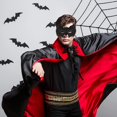 thumbnail image 2 of Piezas Máscara de Ojo de Murciélago Máscara de Disfraces de Halloween Máscara de Cara de Murciélago Negro Accesorios de Disfraces de Halloween para Niños Adultos Tema de Halloween Accesorios de Disfraces de Fiesta de Cosplay brillar Electrónica, 2 of 5