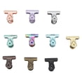 thumbnail image 1 of 10Pcs Binder Paper Clips, Colorful Metal Hinge Clips Photo File Document Clip Hanging Paper Clamps for Home Office Food Packages, 1 of 7