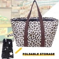 thumbnail image 4 of Bolsa de mano grande, suave, reutilizable, plegable, bolsa de almacenamiento térmica, para trabajadores de oficina, picnic, senderismo, playa, pesca, 4 of 6