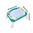 thumbnail image 3 of ABPWLY Toys Childrens Magnetic Drawing Board Green Red Detachable Writing Stand with Seals for Kindergarten Learning Graffiti Game, 3 of 6