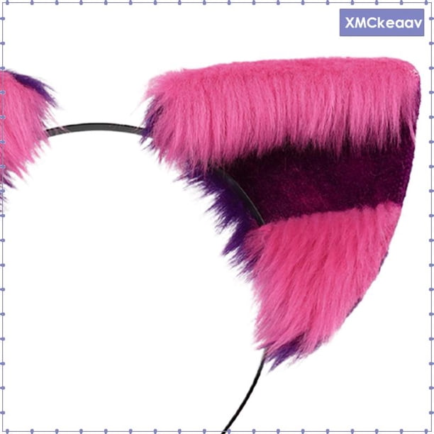 Diadema De Orejas De Gato De Felpa – Accesorio Para Disfraces, Carnaval Y Cosplay
