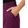 thumbnail image 4 of 32 Degrees Women's Ultra Comfy Everyday Pant - Dark Magenta Purple Heather - Large, 4 of 4