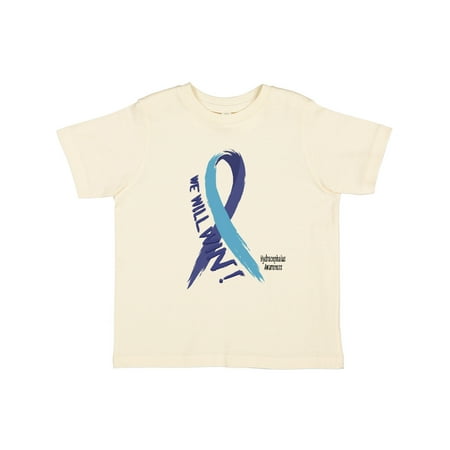 

Inktastic We Will Win Against Hydrocephalus Ribbon Gift Toddler Boy or Toddler Girl T-Shirt