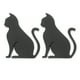thumbnail image 1 of 2 emblemas de coche, insignia automotriz, pegatina de gato de metal 3D, pegatina para parachoques de coche, decoración, emblema de animal lindo para coches y camiones universales, 1 of 7