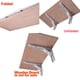 thumbnail image 4 of Soporte de estante plegable con resorte de 90 grados de 2 piezas de 10 pulgadas, 4 of 4