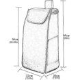 thumbnail image 4 of Shopping Cart Replacement Bag Portable Waterproof Oxford Cloth Shopping Cart Trolley Bags Trolley Accessories,household Accessories, 4 of 5