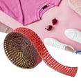 thumbnail image 4 of Beaded Trim,  Glass Rhinestone Trim Ribbon 1m 5 Rows Hot Fix Chain Trim for DIY Garment, 4 of 8