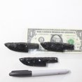 thumbnail image 2 of 3 Small Obsidian Ornamental Knife Blades  #1335  Mountain Man Knife, 2 of 4