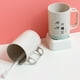 thumbnail image 2 of Naiovety Taza de para parejas con asa, enjuague bucal, tazas para cepillos de dientes, vaso de Color en contraste, soporte de para amantes, Juegos de accesorios de baño azul 2, 2 of 6