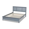 thumbnail image 3 of Bowery Hill Full Size Gray Finished Wood Platform Bed, 3 of 9