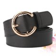thumbnail image 1 of unbranded 1Ud Cinturón De PU Negro Con Pin Redonda Para Accesorio Femenino, 1 of 8